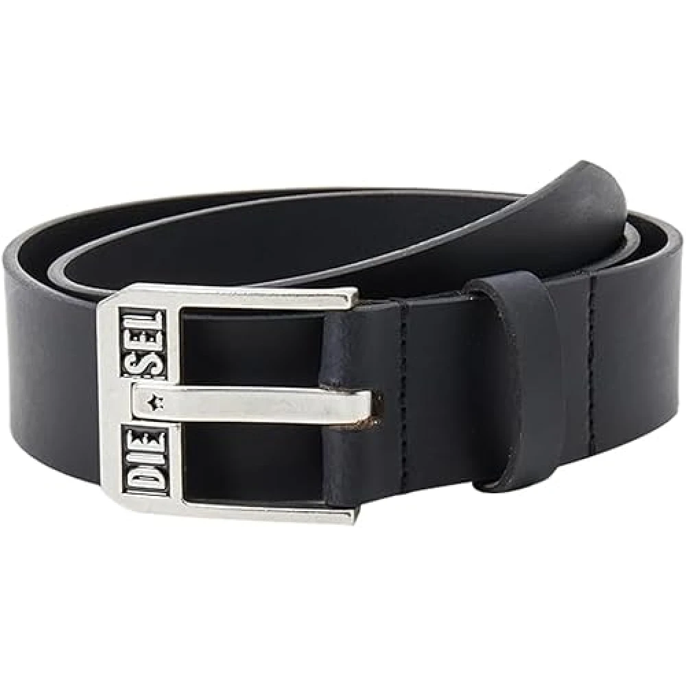 Diesel Unisex Zwart Accessoires 95 Cm, Bluestar Ii Riem