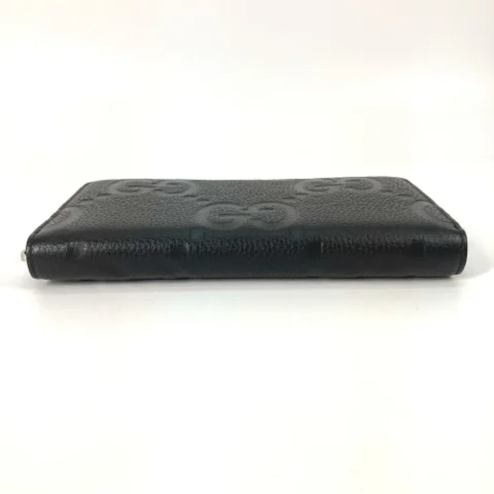 Gucci Vintage Pre-owned Leather wallets Black Heren