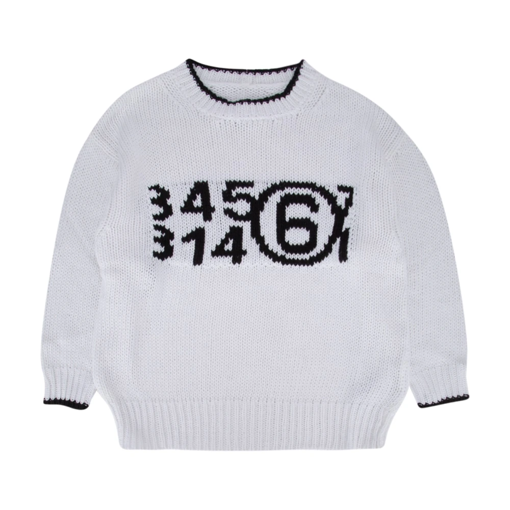 MM6 Maison Margiela Snygg stickad topp White, Unisex