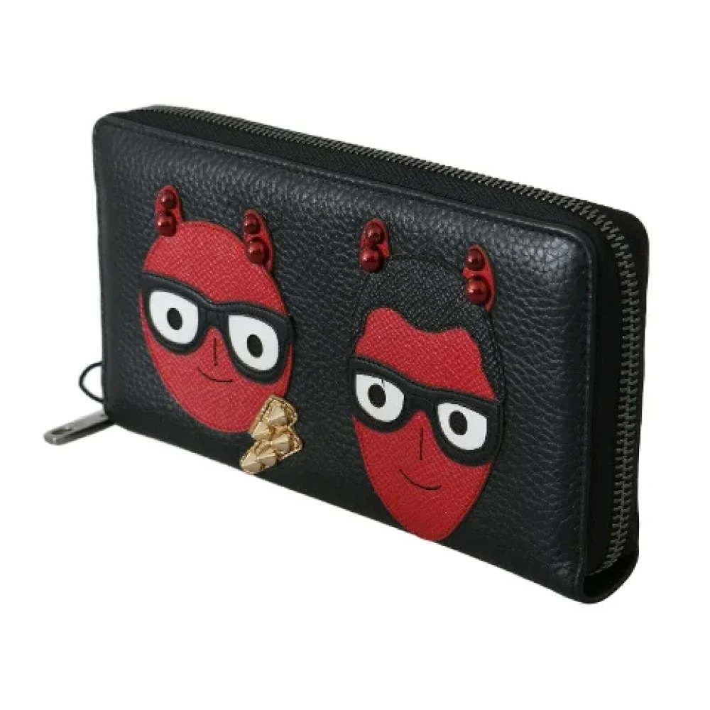 Dolce & Gabbana Pre-owned Leather wallets Red Dames