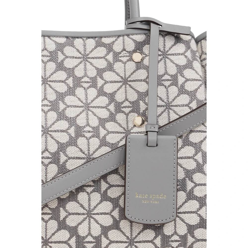 Kate Spade Bloemen tote tas shopper type Gray Dames