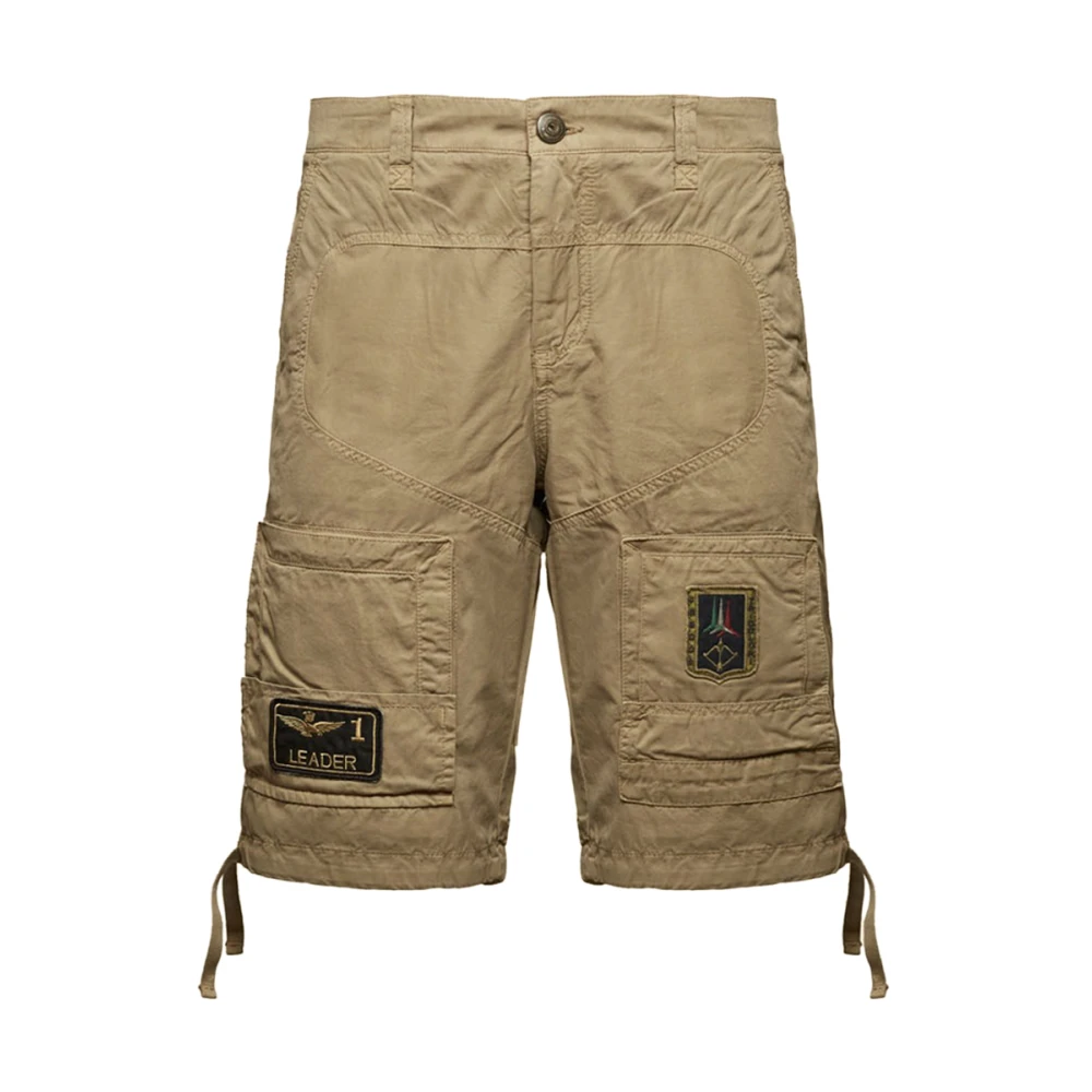 Aeronautica Militare Men's Green Casual Shorts, Xl, Anti-G Bermuda Shorts