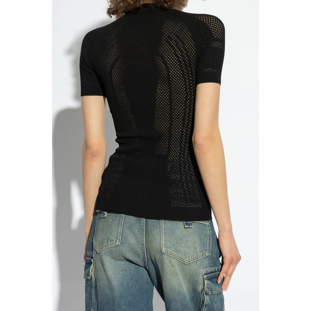 Misbhv Top met logo Black Dames