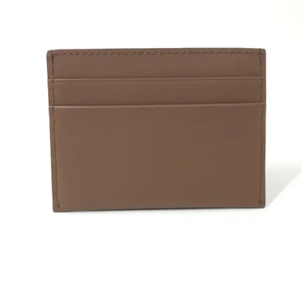 Burberry Vintage Pre-owned Leather home-office Brown Dames