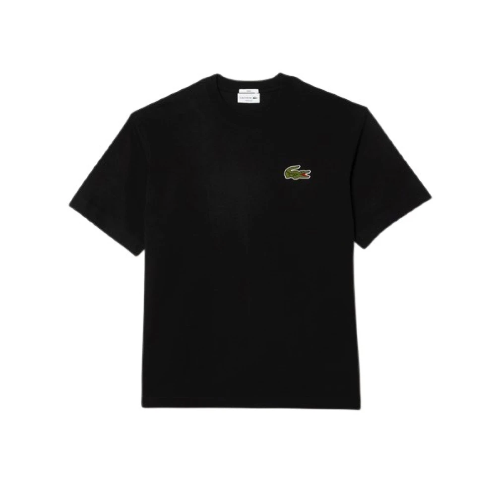 Lacoste - Tops > T-Shirts - Black - Lacoste - Modalova