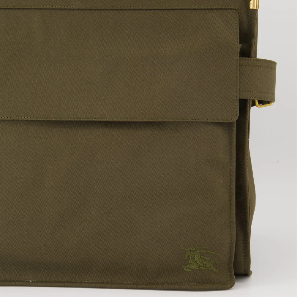 Burberry Verstelbare schoudertas met geborduurd logo Green Heren