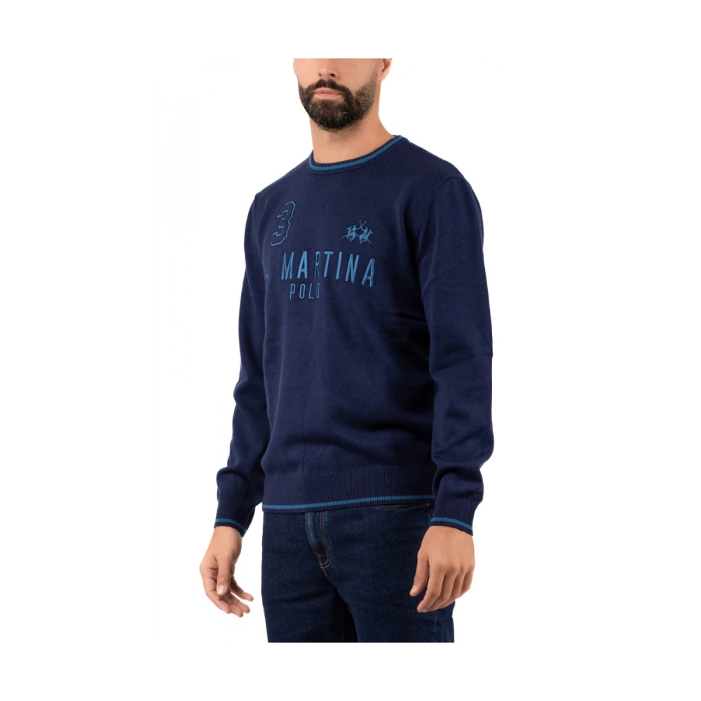 LA MARTINA Heren Polo Shirt Blue Heren