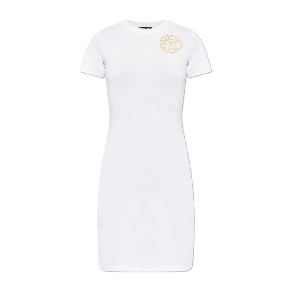 Versace Jeans Couture Damen Weiß Kleider, 2XSgröße: