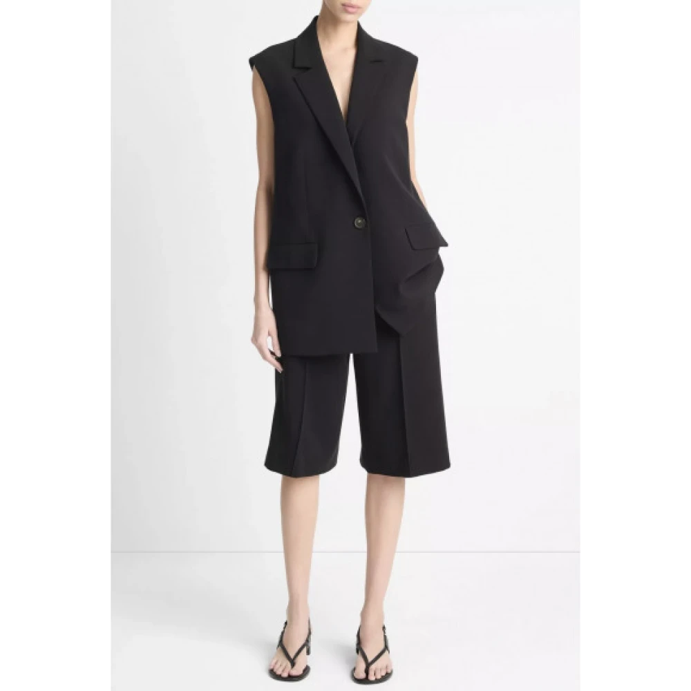 Vince Mouwloze Blazer Moderne Zomerse Kleding Black Dames