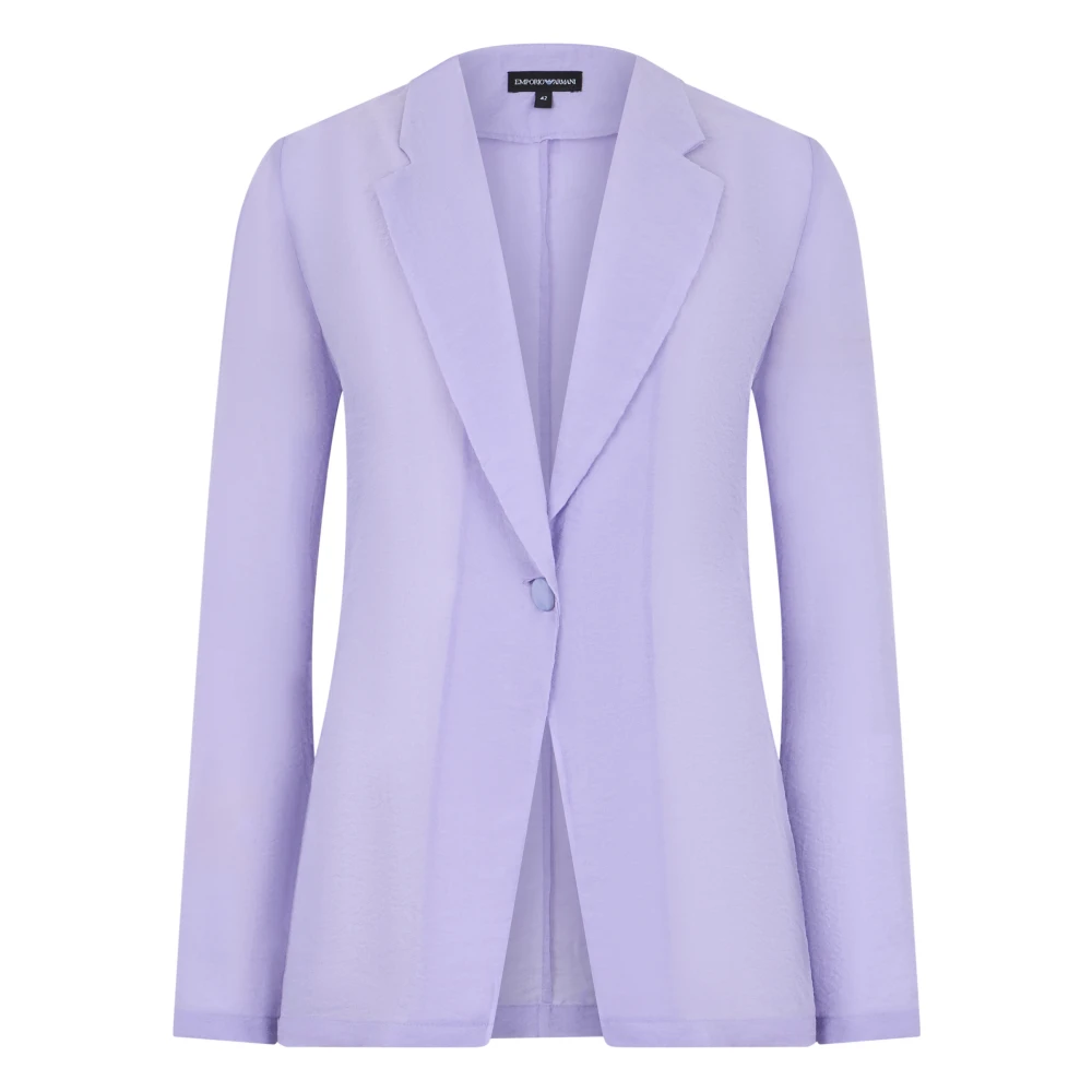 Emporio Armani Donna Viola - Blazer Monopetto - Jackets - 2XS