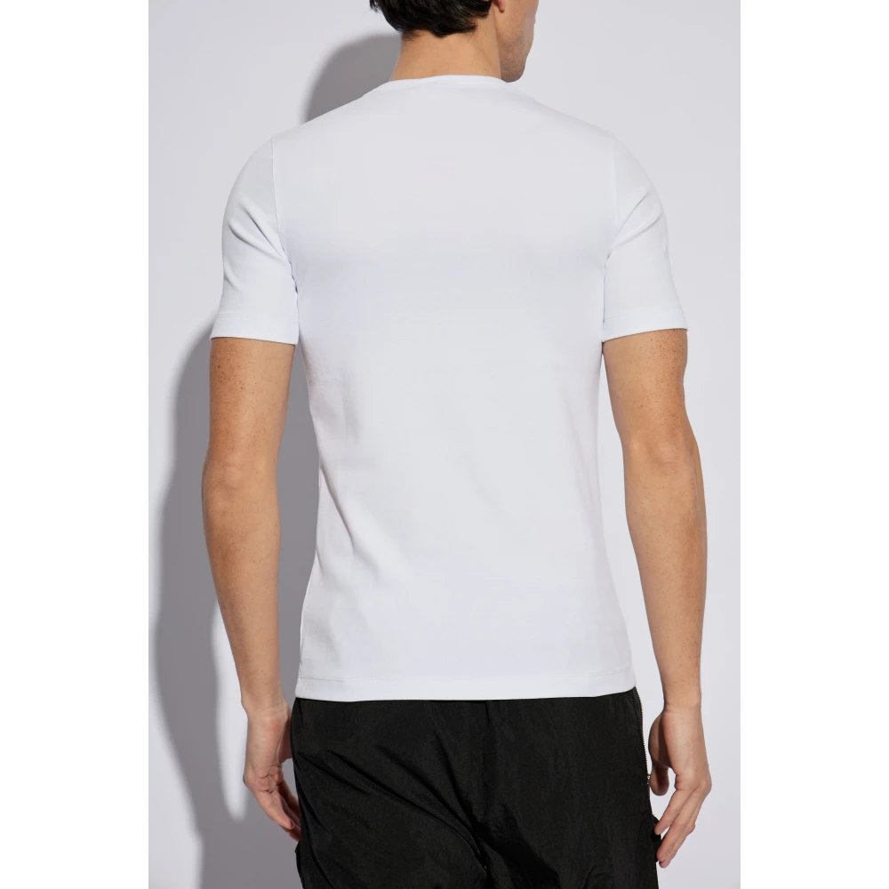 Diesel T-shirt D-Ribber-N White Heren