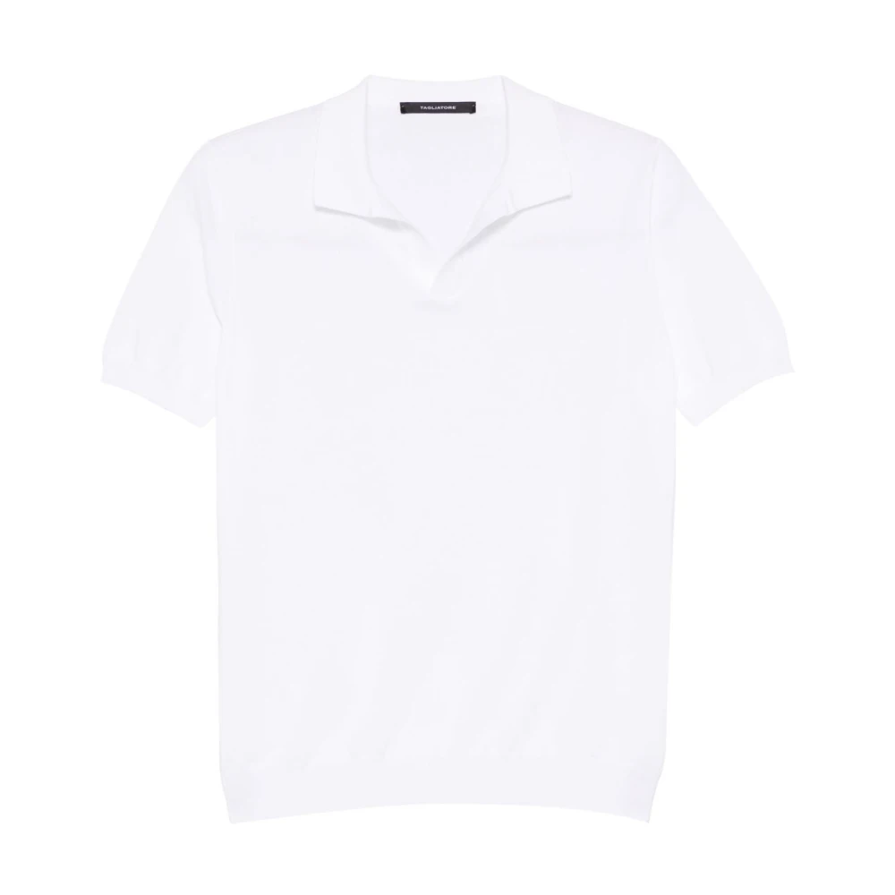 Tagliatore T-shirts en Polos Wit White Heren