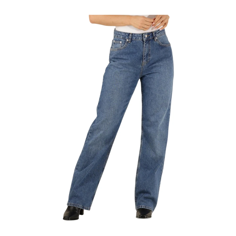 NEO NOIR Stijlvolle Wide Leg Jeans Simona Blue Dames