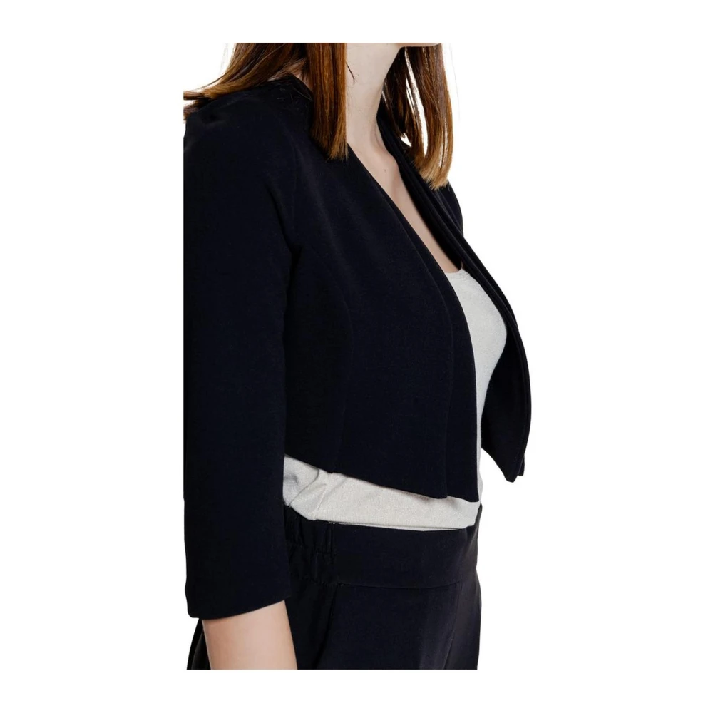 RINASCIMENTO Lange Mouw Shrug Black Dames