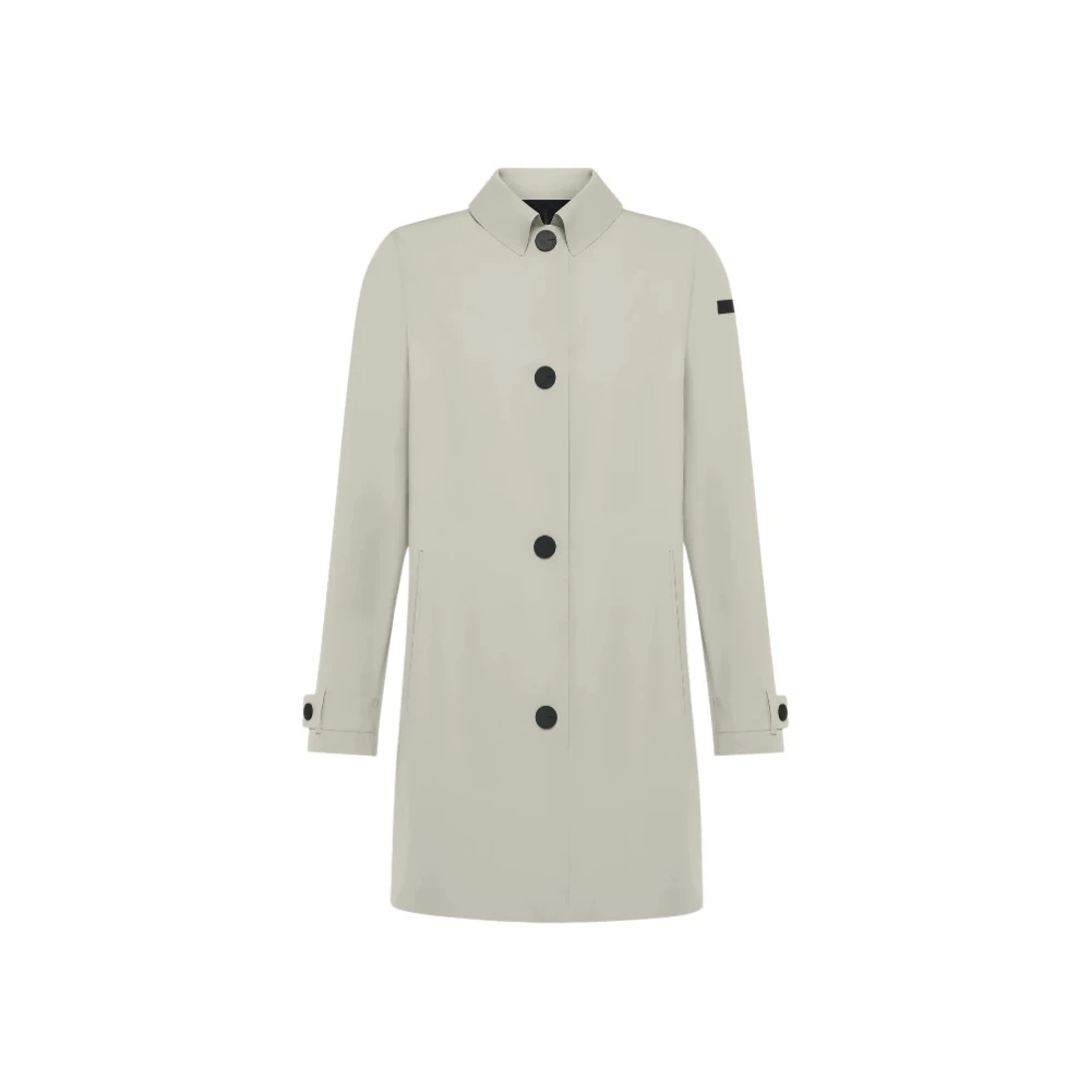 Rrd Women's White Montecristo Trench Coat - Single-Breasted Coats - Xs - Coats