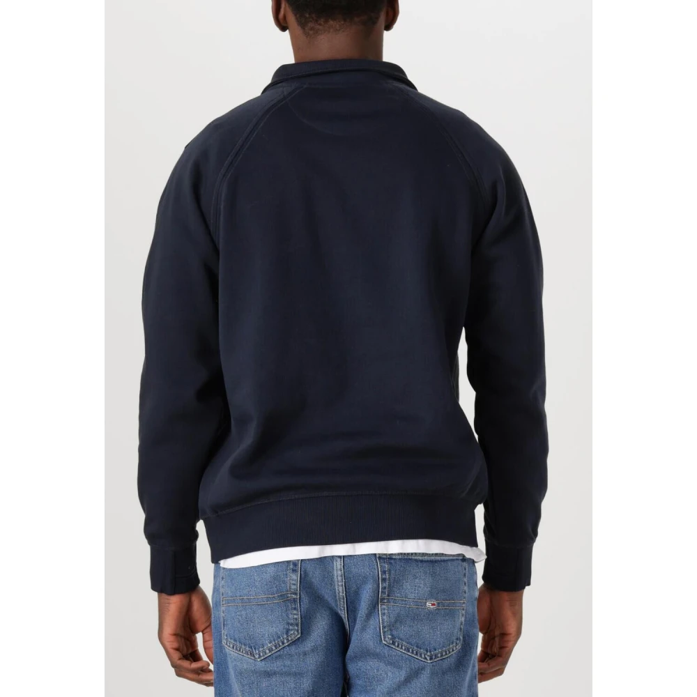 Butcher of Blue Army Half Zip Sweater Blue Heren