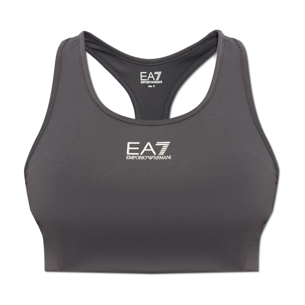 Emporio Armani EA7 Trainings top Gray Dames