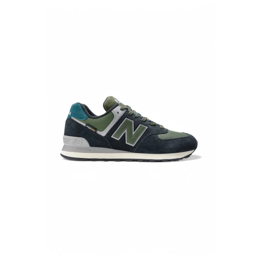 New Balance Suède Veterschoenen Rubberen Zool Heren Schoenen Zwart