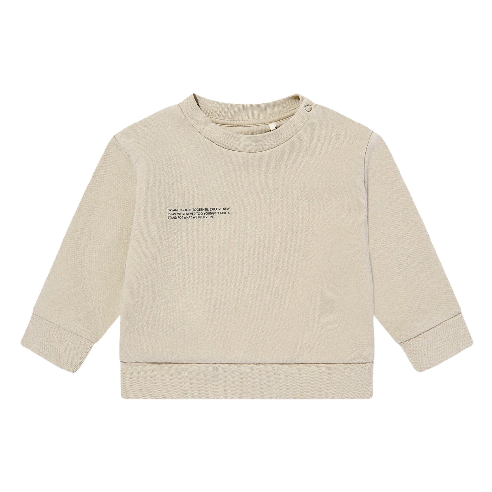 Pangaia Boys Beige 365 Midweight Sweatshirt - Kids Sweatshirts - 12 M - Kids