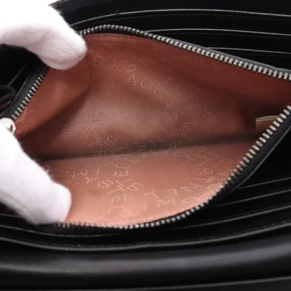 Stella McCartney Pre-owned Leather wallets Black Dames