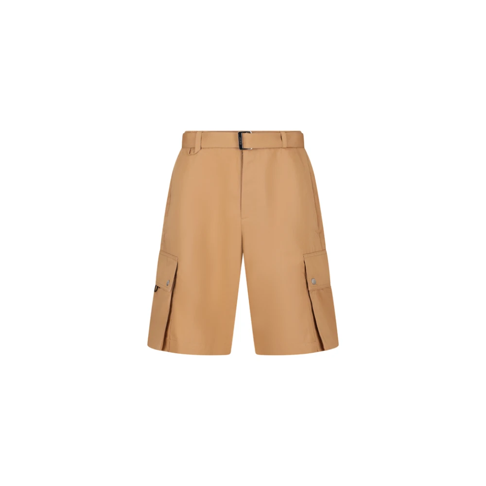 Jacquemus Men's Brown Cargo Bermuda Shorts - Casual Shorts - M - Shorts