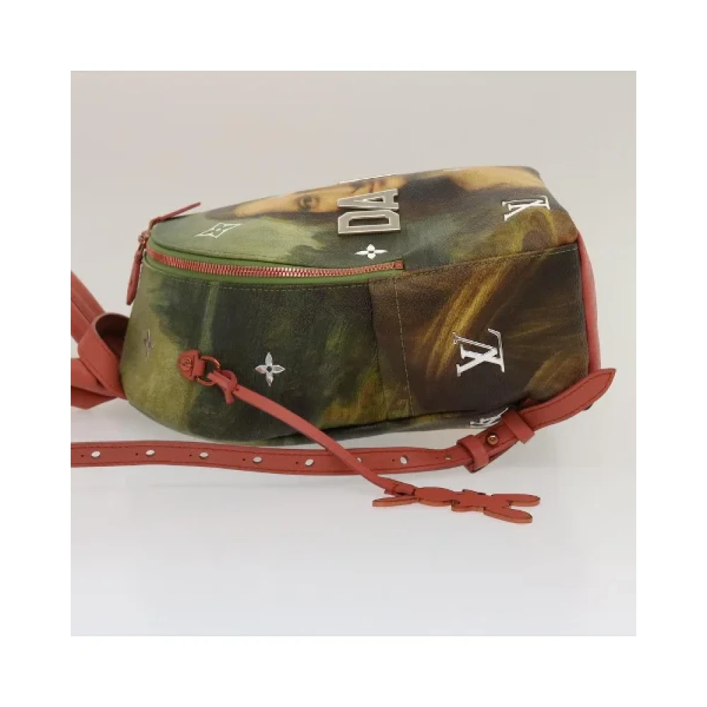 Louis Vuitton Vintage Pre-owned Fabric backpacks Green Dames