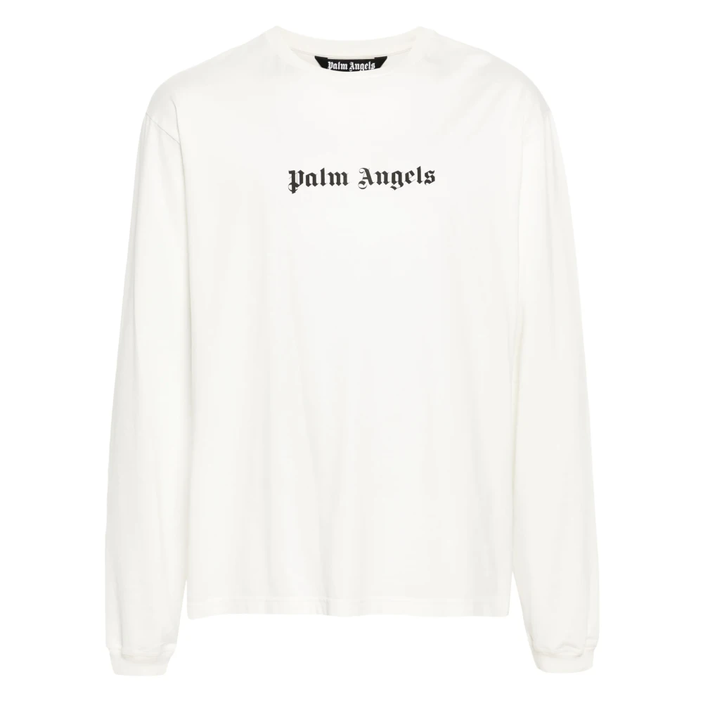 Palm Angels Long Sleeve Tops White Heren