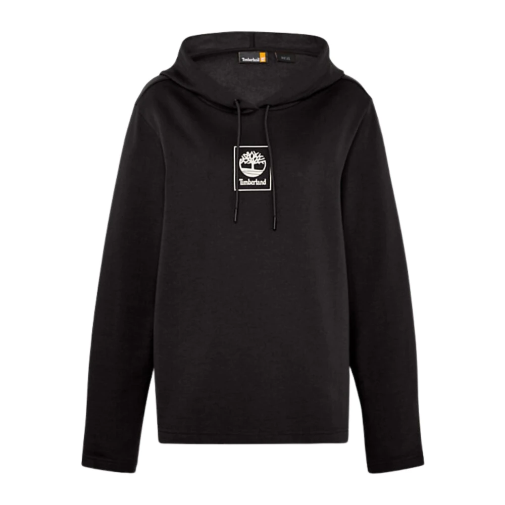 Timberland Dames Sweatshirt met Contrast Logo Black Dames