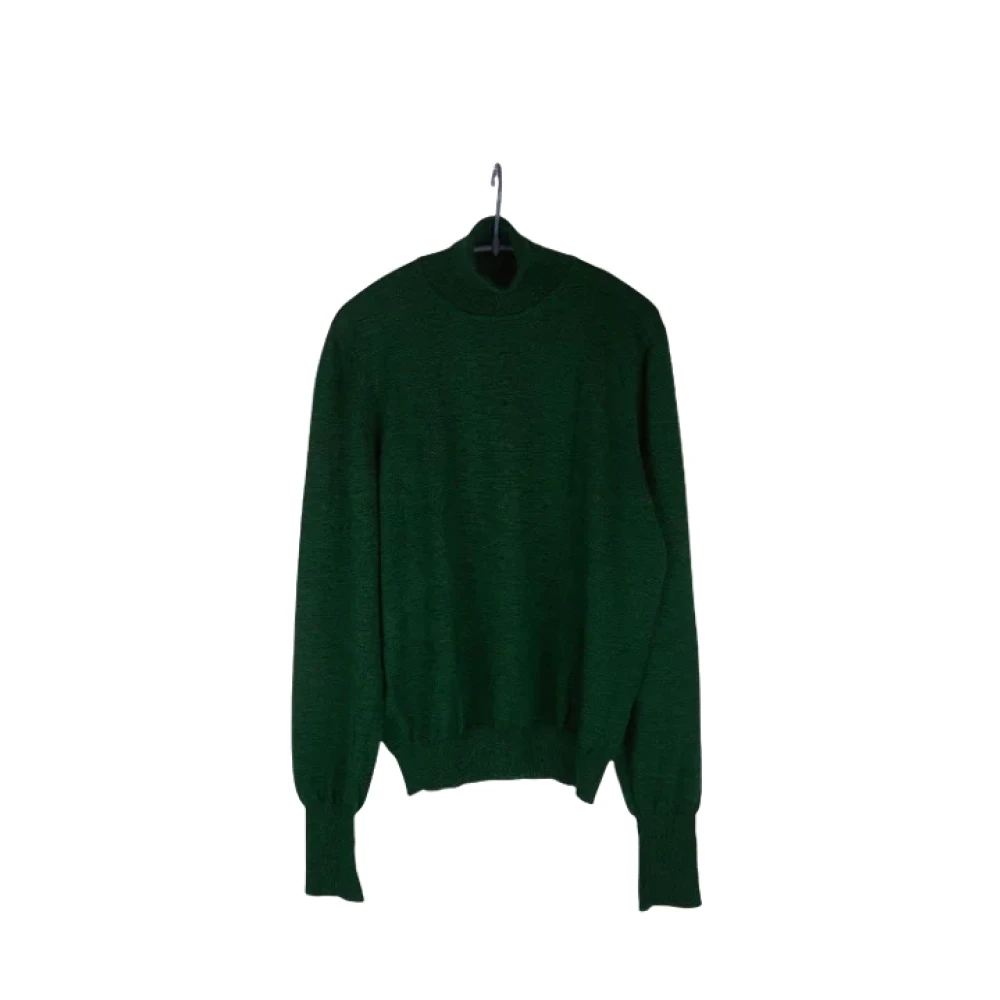 Dunhill Pre-owned Wool outerwear Green Dames