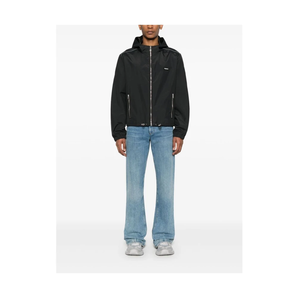 Coperni Zwarte Hoodie met Ritssluiting Black Heren