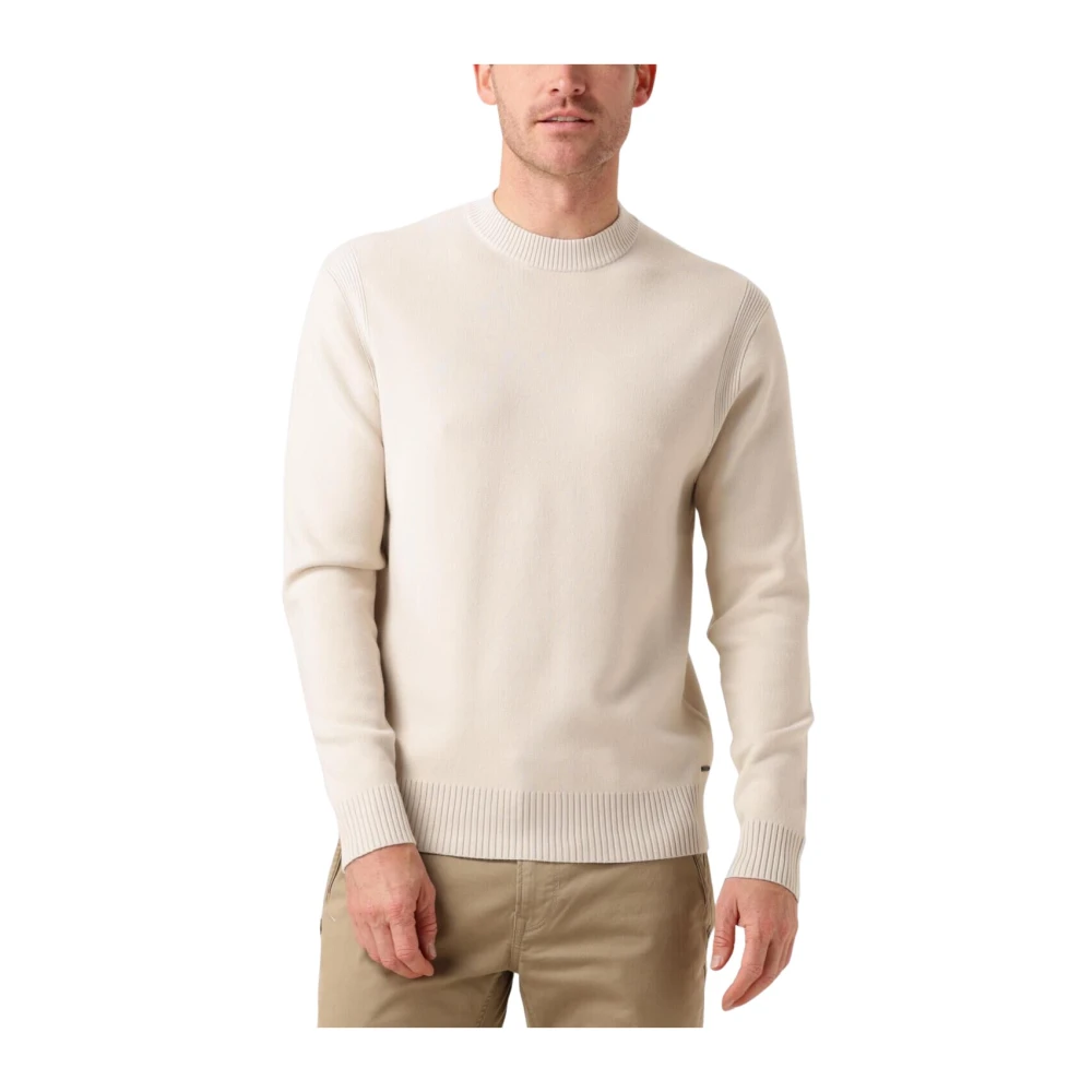 Dstrezzed Beige Mock Neck Trui voor Heren Beige Heren
