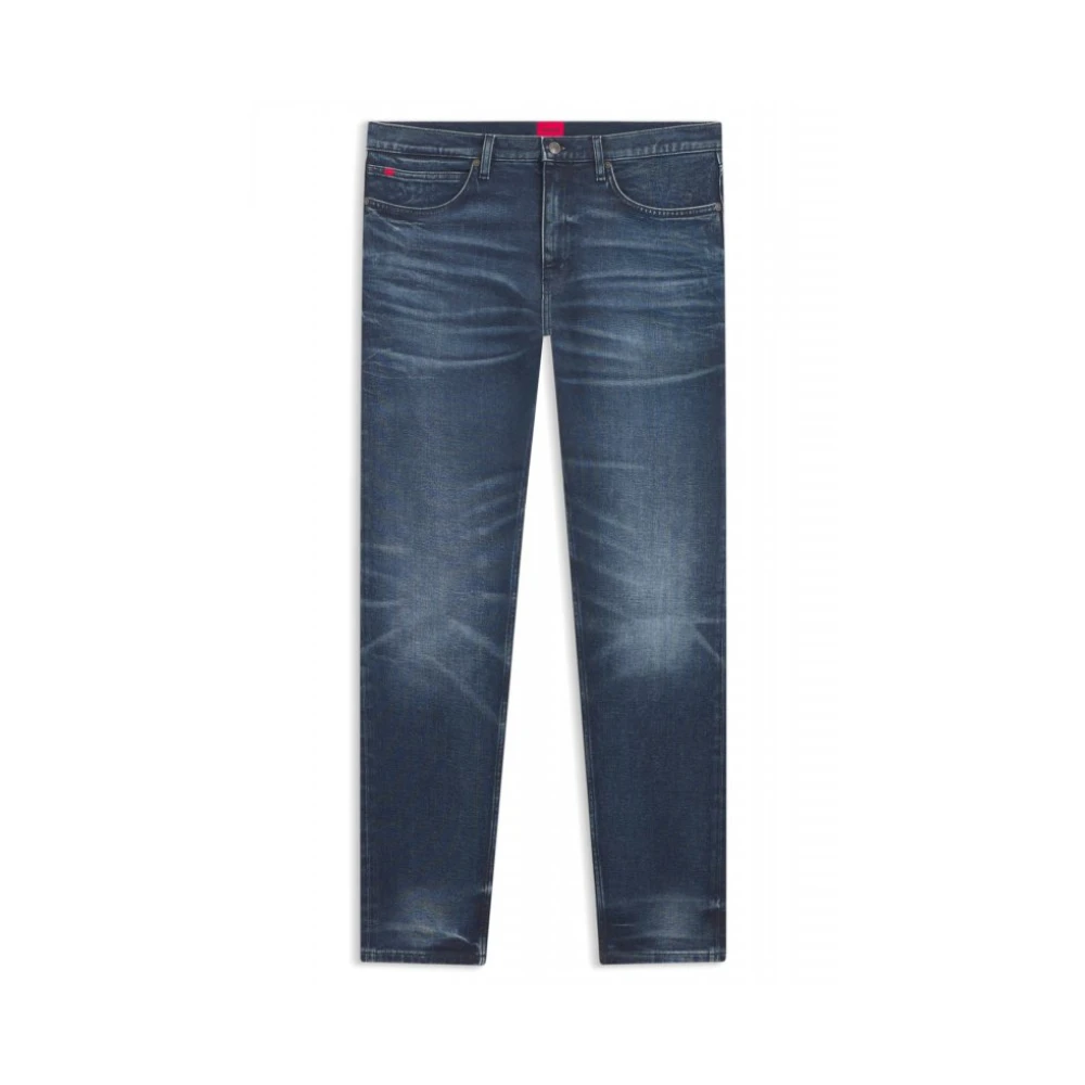 Hugo Men's Blue Slim Fit Jeans, W38, Extra-Slim-Fit Jeans