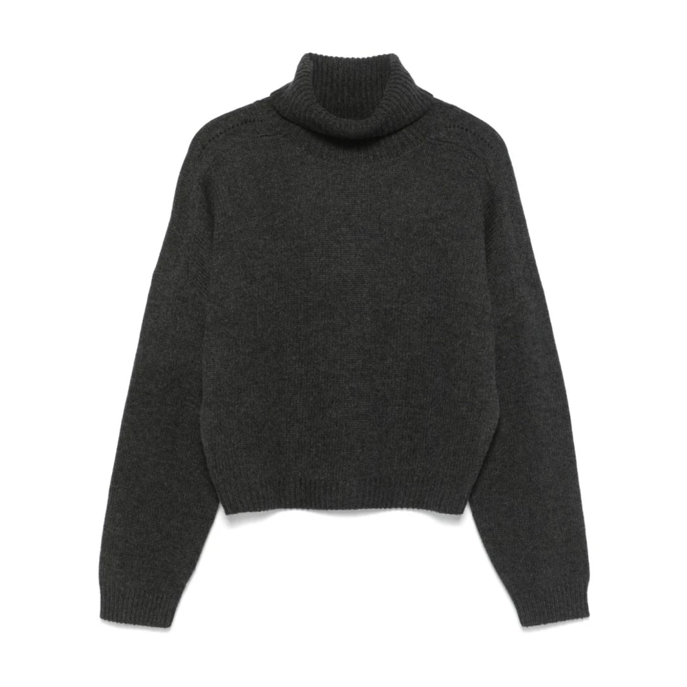 Le Kasha Houtskool Hoge Hals Trui Gray Dames