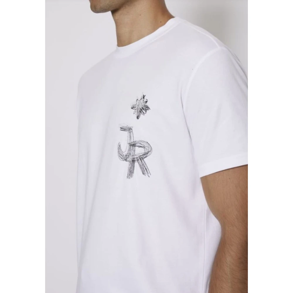 John Richmond Heren Regular T-Shirt White Heren