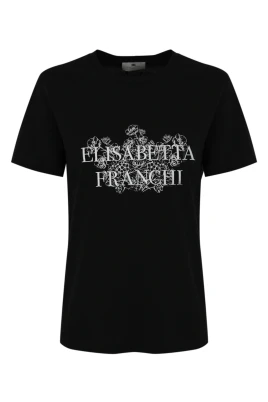 T-shirt i bomull med logotryck