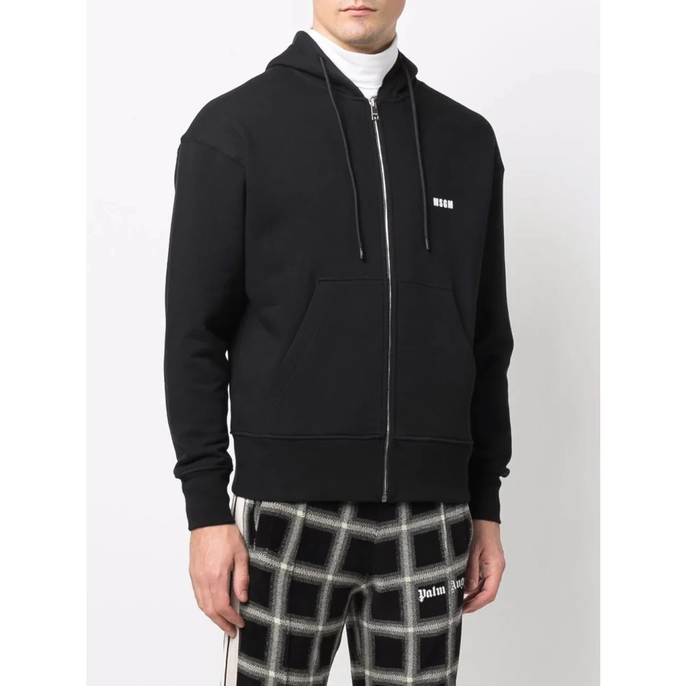 Msgm Zwarte Sweater Collectie Black Heren