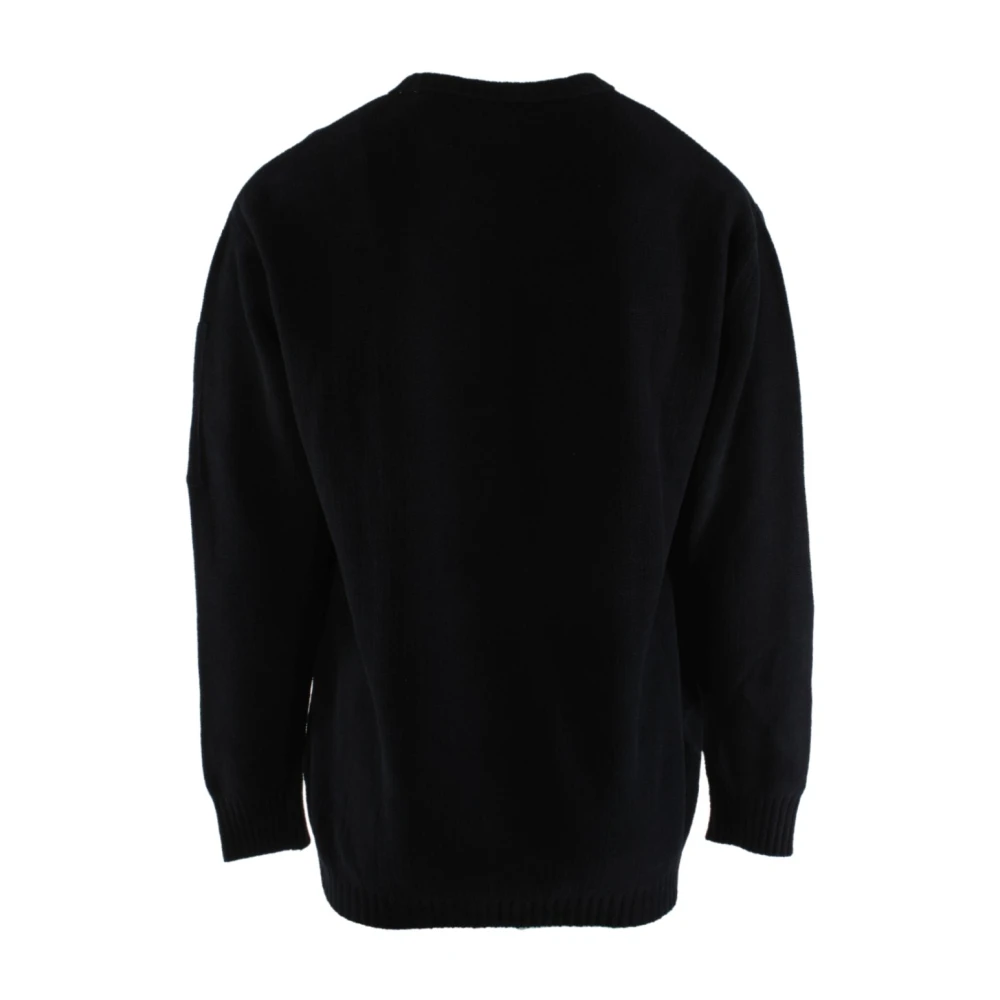 C.P. Company Zwarte Katoenen Trui Black Heren
