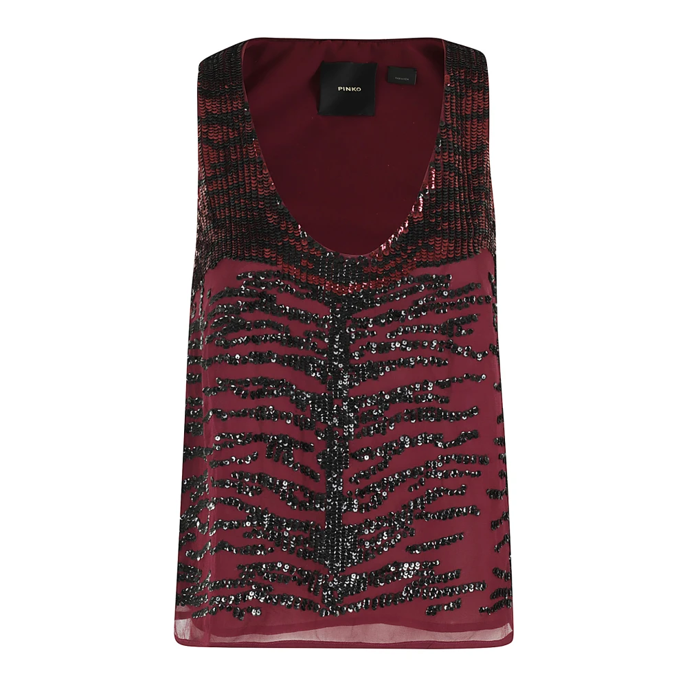 Pinko Nanterre Top Dekbedovertrek Purple Dames