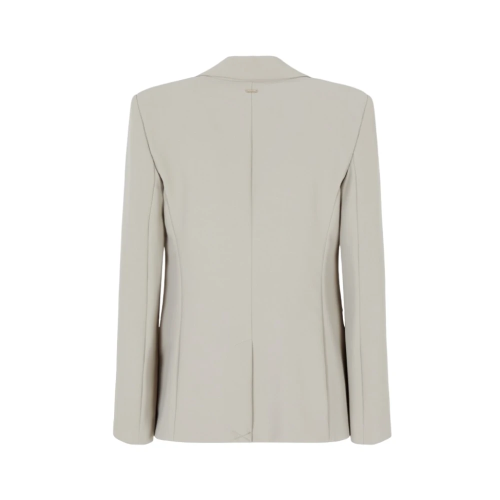 Armani Exchange Beige Enkelrijig Stretch Jasje Beige Dames