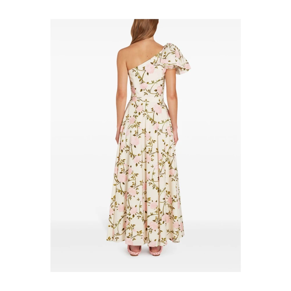 Giambattista Valli Schouderstrikjurk met print Multicolor Dames
