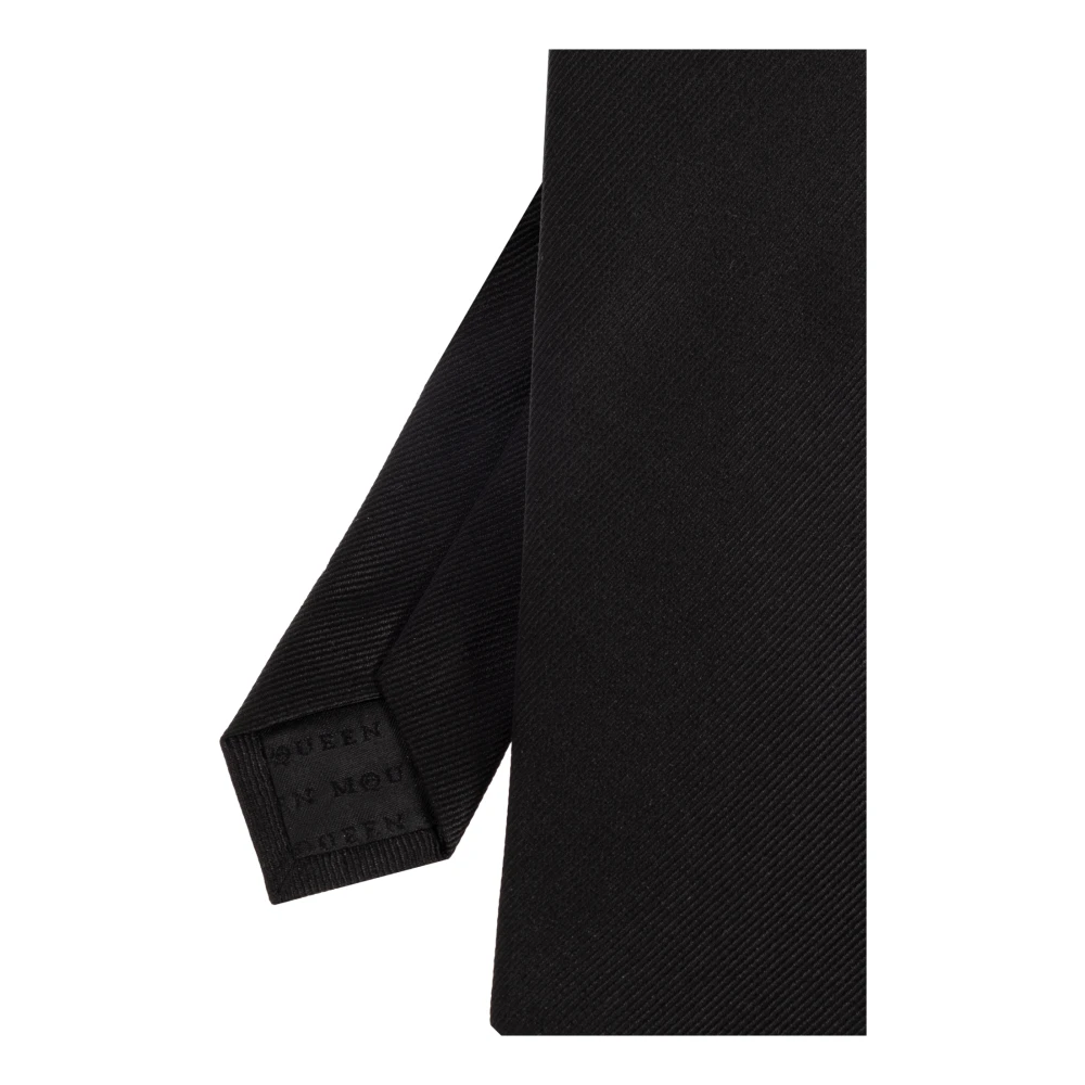 alexander mcqueen Zijden stropdas Black Heren