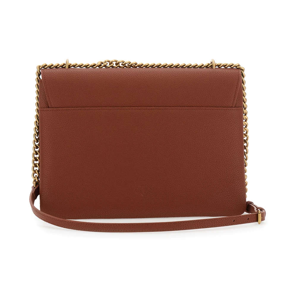 pinko Zachte Beige Grote Tas Liefde Beige Dames