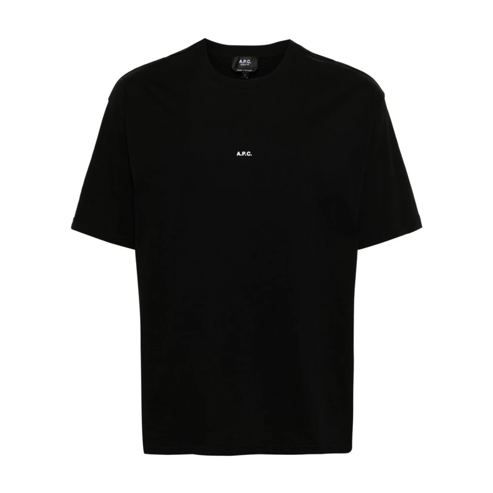 A.p.c. - Tops > T-Shirts - Black - A.p.c. - Modalova