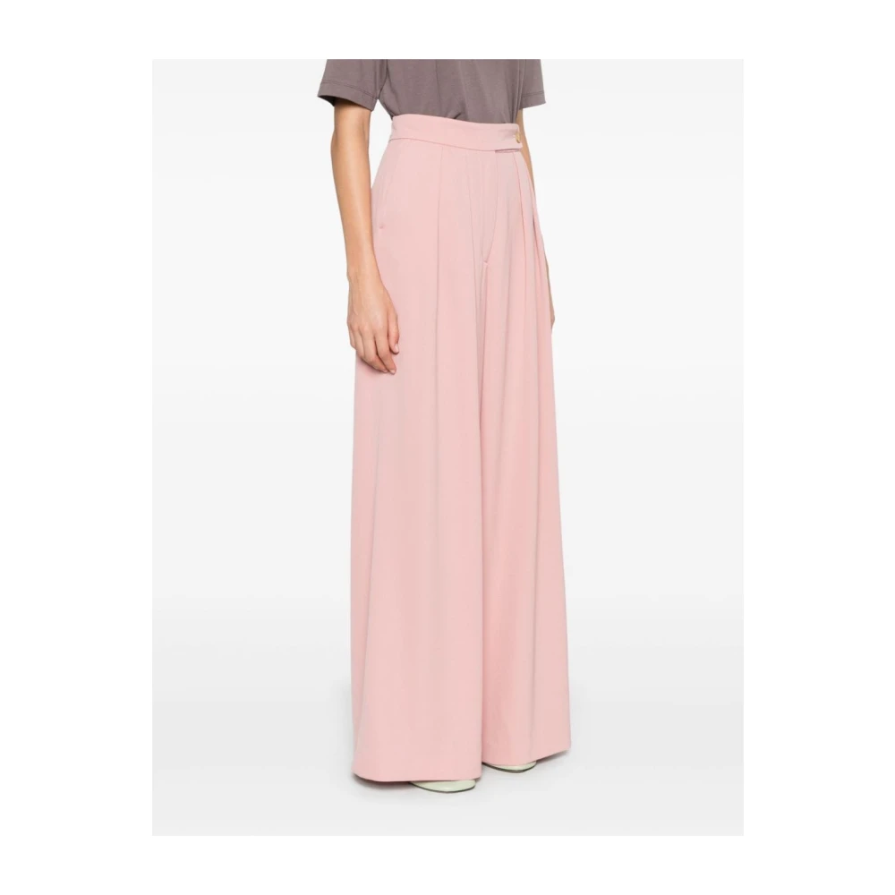 Dries Van Noten Wijde Broek W.w. Pants 301 Pink Dames
