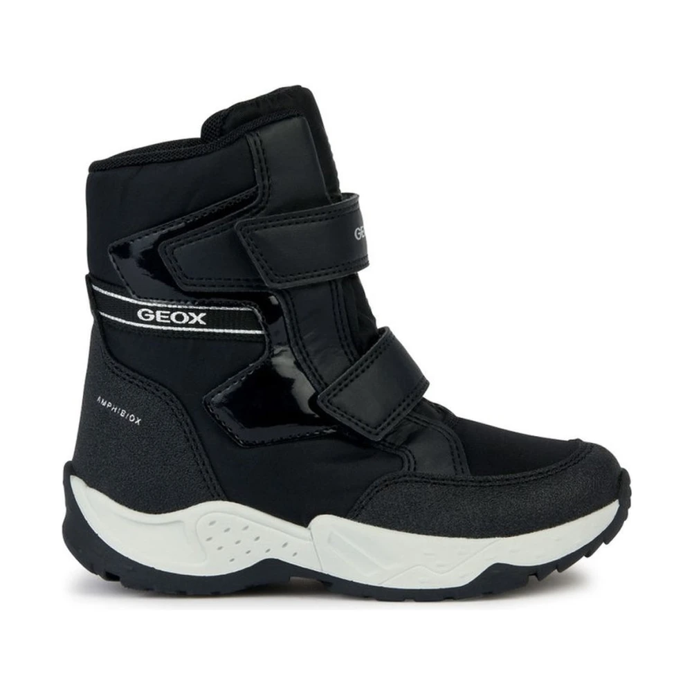Geox Girls Black Sentiero Boots Size 29 Eu