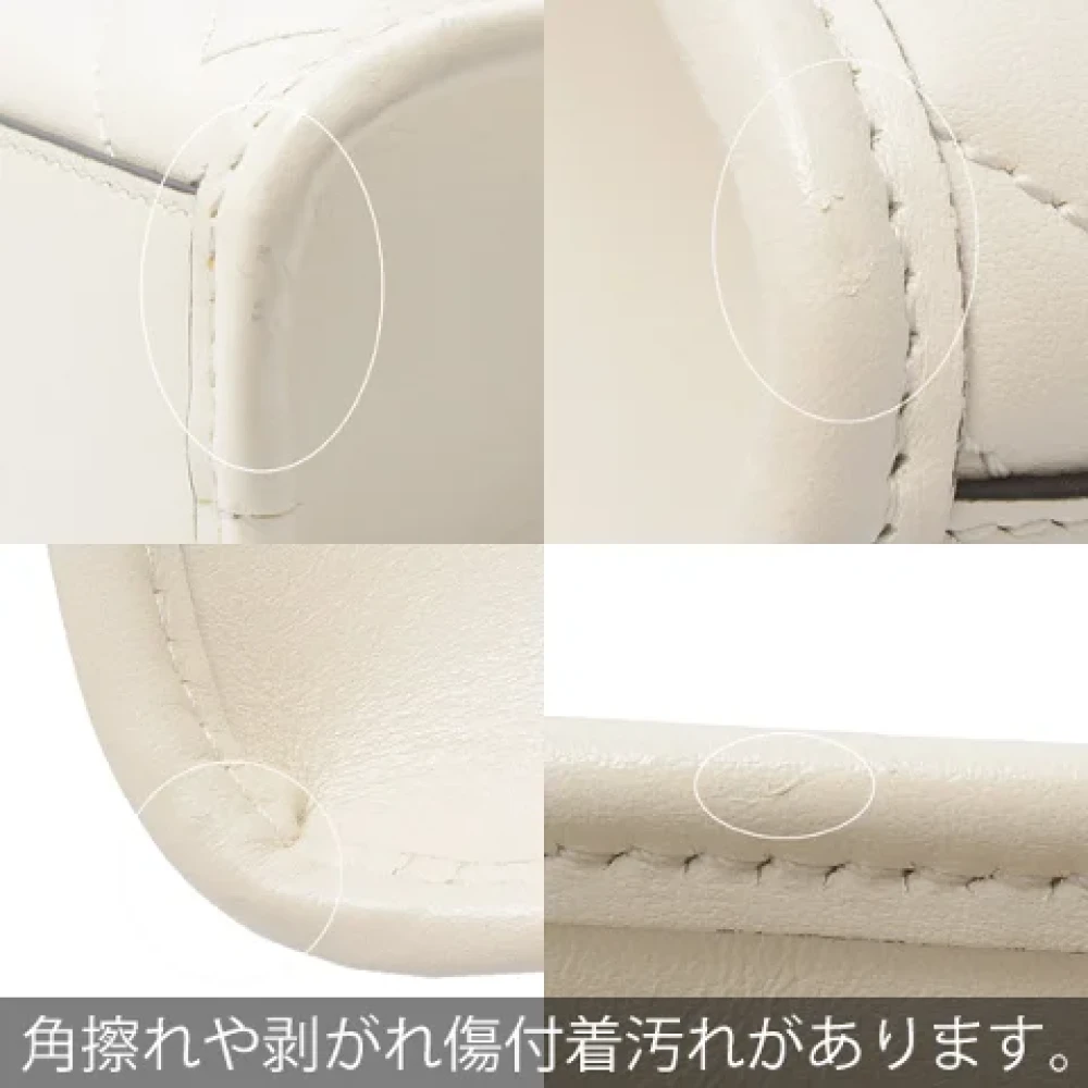 Gucci Vintage Pre-owned Fabric handbags White Dames