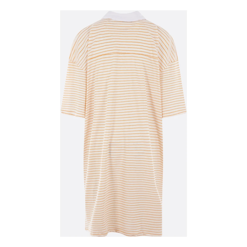 Reward If Found Gele Gestreepte Polojurk Yellow Dames