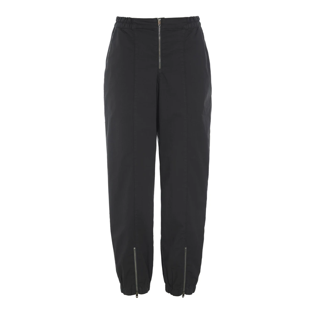 Bitte Kai Rand Zwarte Casual Rits Detail Broek Black Dames