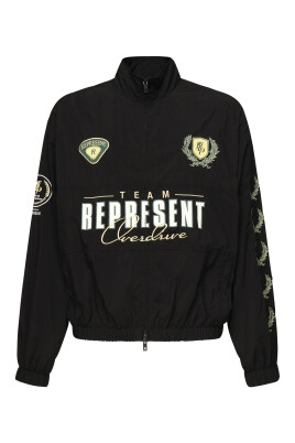 black-nylon-funnel-neck-jacket
