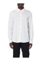 chemise-bleue-en-coton-texture